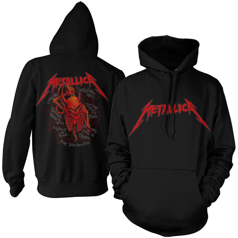 METALLICA - (結成 45周年 ) - Skull Screaming Red / バックプリントあり